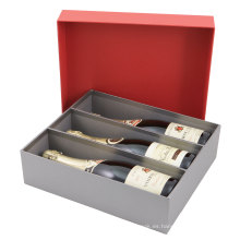 Highend impresión de papel plegable caja de vino